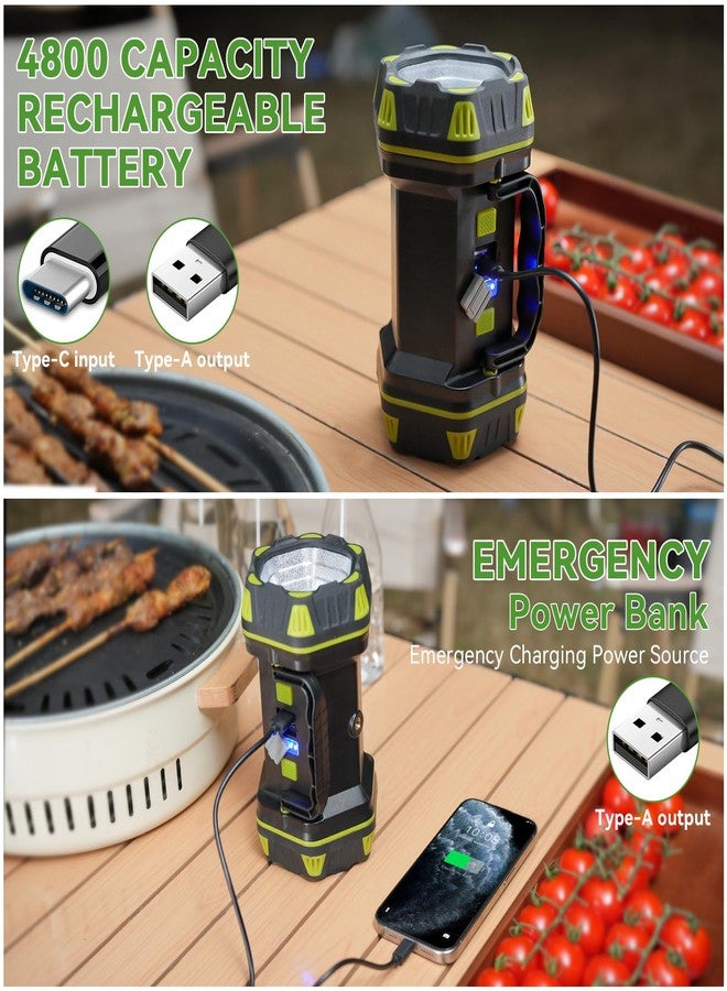 AlpsWolf 2 Pack Camping Lantern Rechargeable, LED Camping Flashlight, 4800 Capacity, 8 Modes Portable Camping Light for Emergency, Hurricane,Hiking, Power Outages, Camping Essentials - Image 5