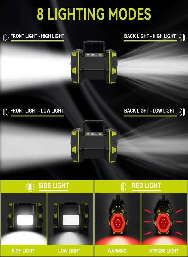 AlpsWolf 2 Pack Camping Lantern Rechargeable, LED Camping Flashlight, 4800 Capacity, 8 Modes Portable Camping Light for Emergency, Hurricane,Hiking, Power Outages, Camping Essentials - Image 3