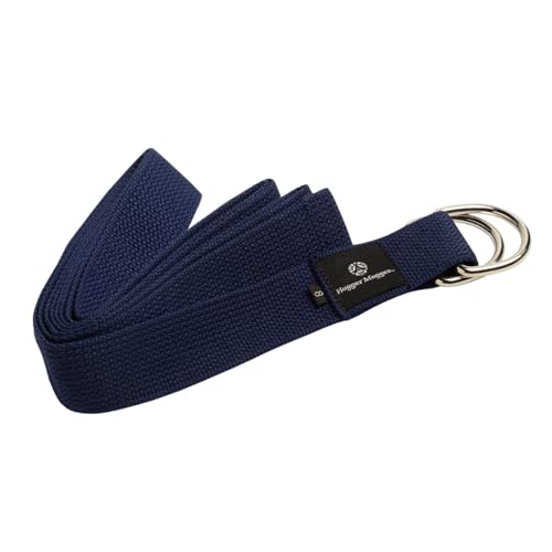 Hugger Mugger D-Ring Yoga Strap (Navy, 8 ft.) - Image 1