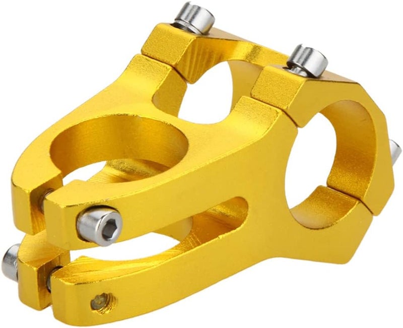 BNVB Wake High-Strength 31.8mm Aluminum Alloy Mountain MTB Bike Stem Riser 45mm Short handlebar Stem for Most Bicycle, Road bike, BMX, MTB DownHill (Gold) - Image 4