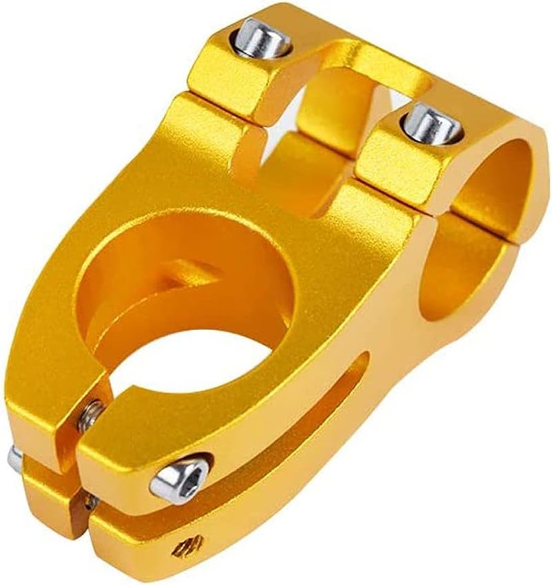 BNVB Wake High-Strength 31.8mm Aluminum Alloy Mountain MTB Bike Stem Riser 45mm Short handlebar Stem for Most Bicycle, Road bike, BMX, MTB DownHill (Gold) - Image 3