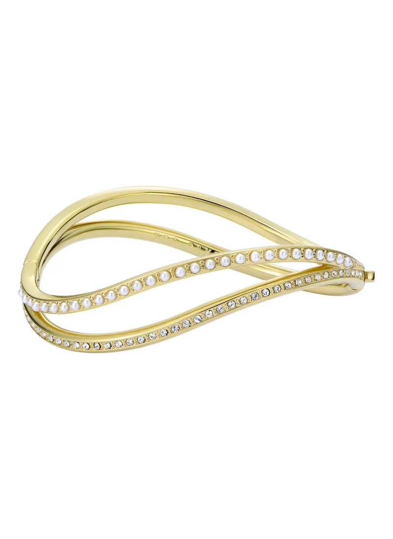 تيد بيكر Jewelled Wave Hinged Bangle Bracelet