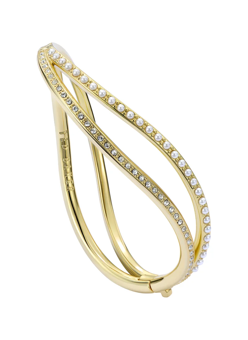 تيد بيكر Jewelled Wave Hinged Bangle Bracelet
