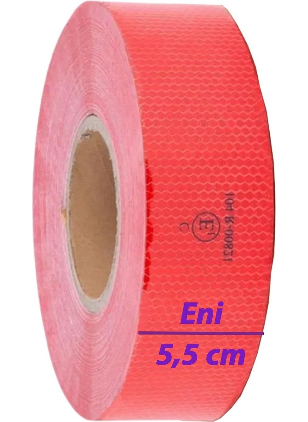 Glaswen 1m Reflective Reflective Phosphorescent Vehicle Auto Truck Strip Tape Tüvtürk Approved Flat Red Warning Tape  - Image 3