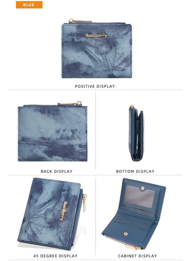 baellerry Women's Purse Short Fashion Zipper Buckle Wallet Multi-card Coin Purse Woman  - Image 3
