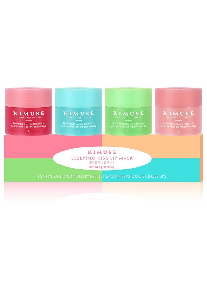 KIMUSE Lip Sleeping Mask Set Overnight Treatment Lip Care Products Moisturize & Nourish Cracked Dry Lips Intense Hydration With Shea Butter (Set) - Image 1