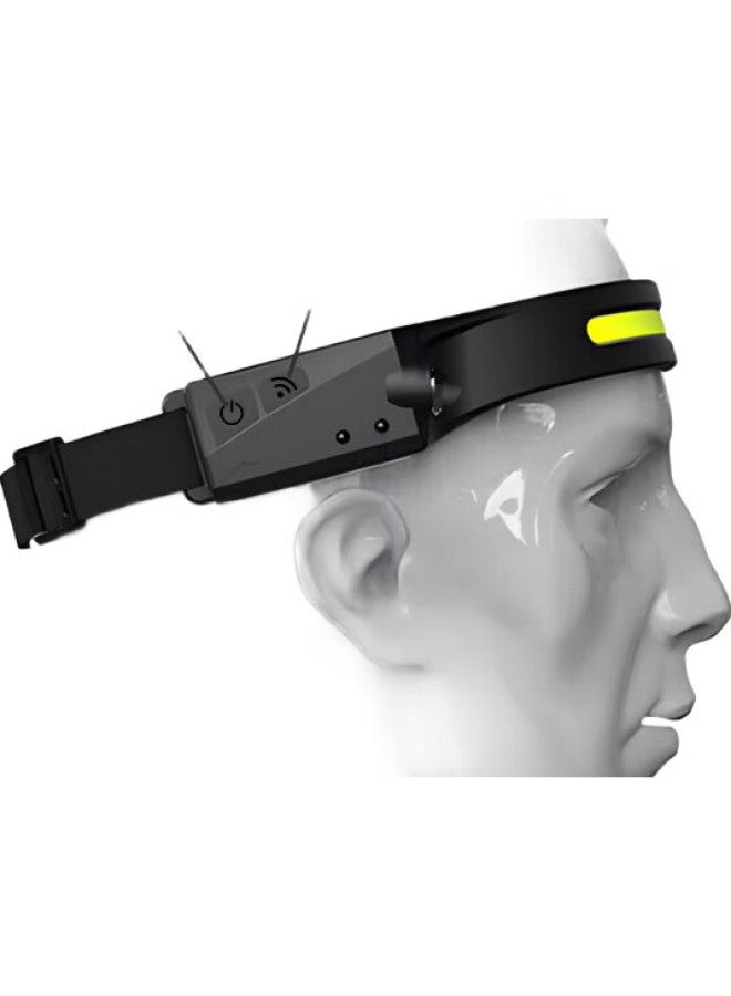 SkyFire Headlamp With Ultra-Long Battery Life, Rechargeable, Head-Mounted, Led, High Brightness, Outdoor Lighting, Motion Sensor, Night Fishing Light - Image 1