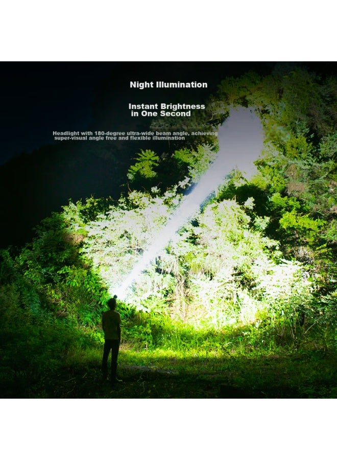 SkyFire Tianhuo Headlamp With Ultra-long Battery Life, Rechargeable, Head-mounted, Led, High Brightness, Outdoor Lighting, Motion Sensor, Night Fishing Light - Image 3