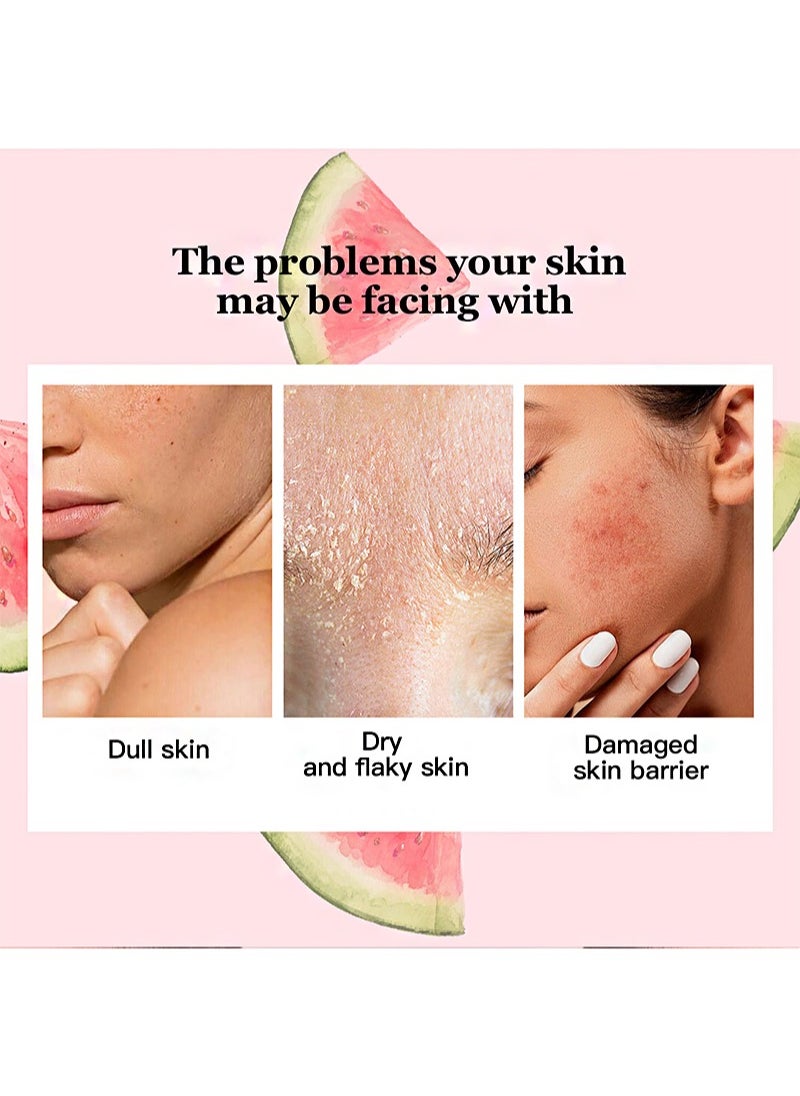 Lanthome - Watermelon Niacinamide Serum，Face Skin Care, Hydrating & Brighten with Hyaluronic Acid, Glycerin and Vitamin E, Lightweight Facial Serum & Priming Liquid Highlighter(60ml) - Image 1