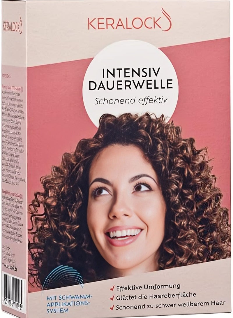 Keralock Intensive Perm – Gentle and Effective, Long-Lasting Curls, Smooths Hair Surface, Sponge Application System - Image 1