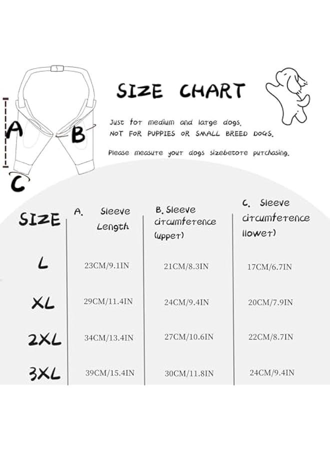 حماية كوع الكلاب للطبقات، بدلة تعافي الكلاب للأرجل الأمامية، أكمام تعافي ناعمة مع حزام مرن، وسادات دعم دعامة الركبة للكلاب المتوسطة والكبيرة، لف دعم مفصل الكوع لمنع لعق الجروح - Image 2