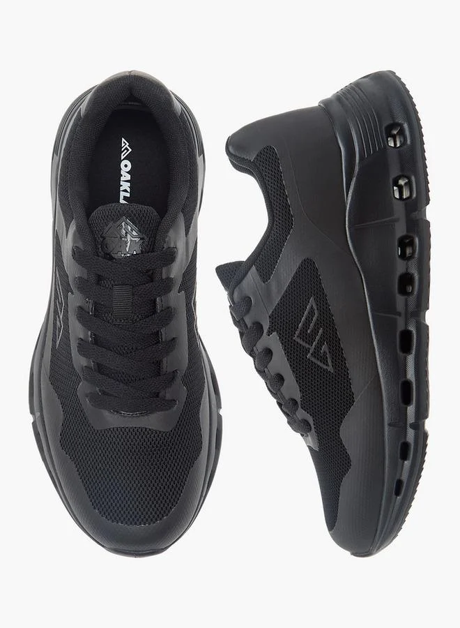 Oaklan by Shoexpress BLACK Women by Shoexpress Panelled Sports Shoes with Lace-Up Closure for Women | Best Price UAE