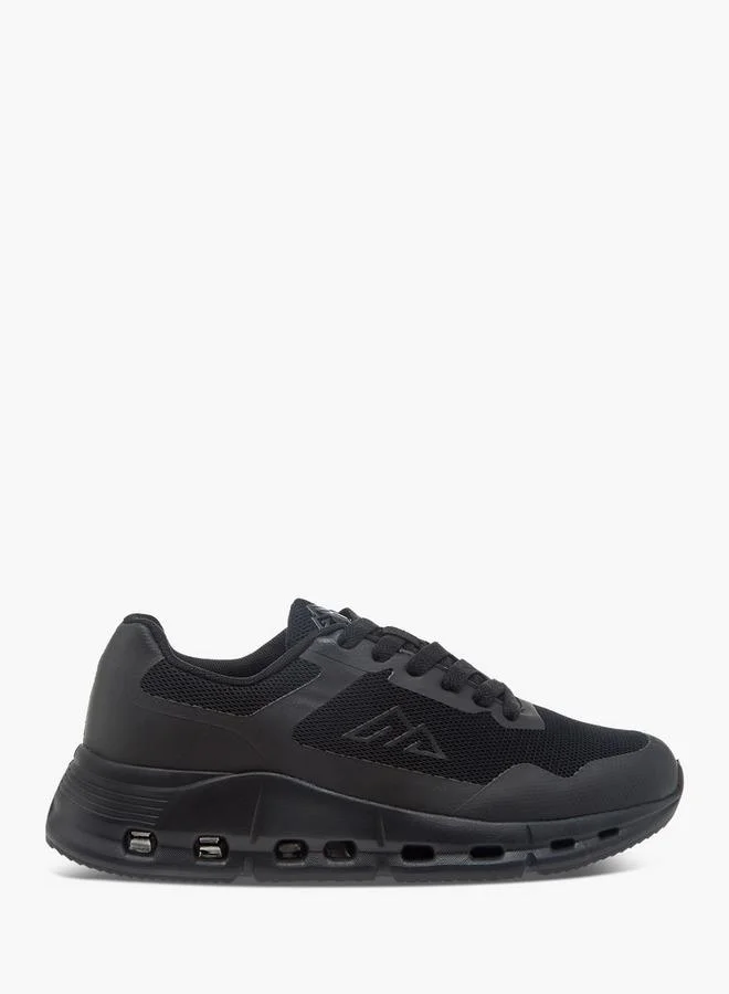 Oaklan by Shoexpress BLACK Women by Shoexpress Panelled Sports Shoes with Lace-Up Closure for Women | Best Price UAE