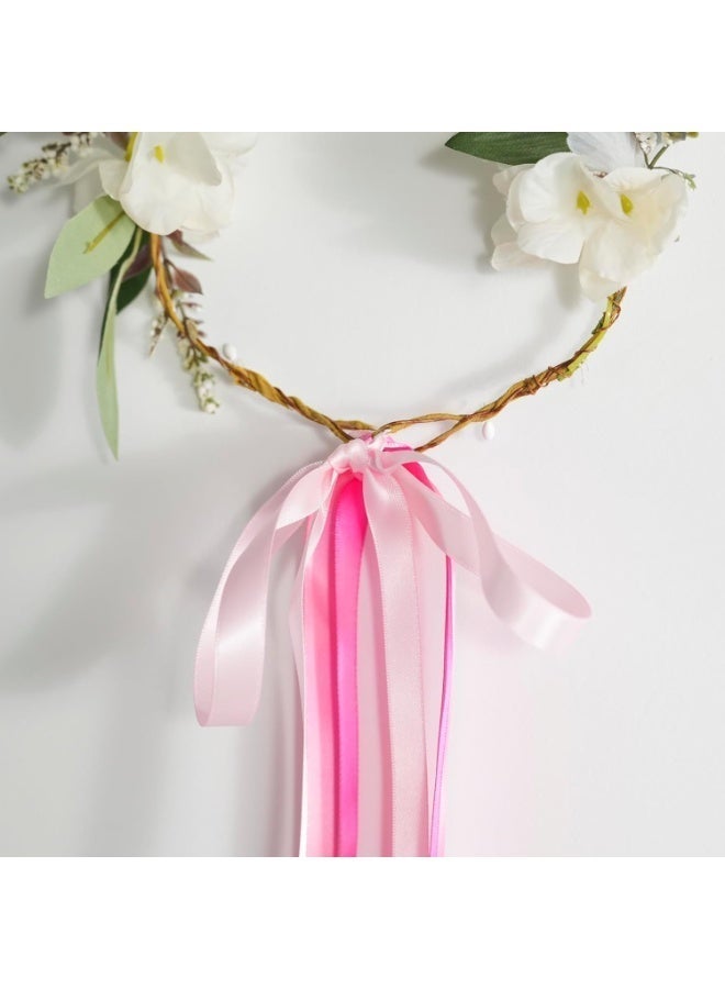 Satin Ribbon, 7.6/20 CM Pink Double Face Ribbon for Wedding Gift Wrapping Flower Bouquets DIY Crafts Hair Bows Bridal Shower Party Decor, 10 Yards x 5 Colors - Image 5