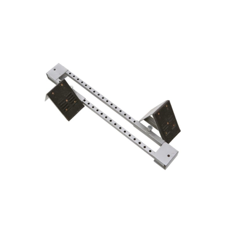 School Model Starting Block – Spring-Loaded Steel Pedals with Slotted Painted Steel Central Rail | Adjustable Track Sprint Block for School Athletics