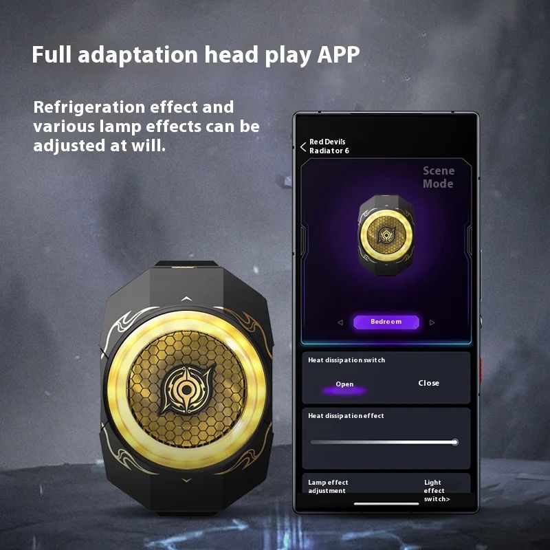 نوبيا ملحقات ألعاب Nubia RedMagic Cooler 6 - ذهبي - Image 5