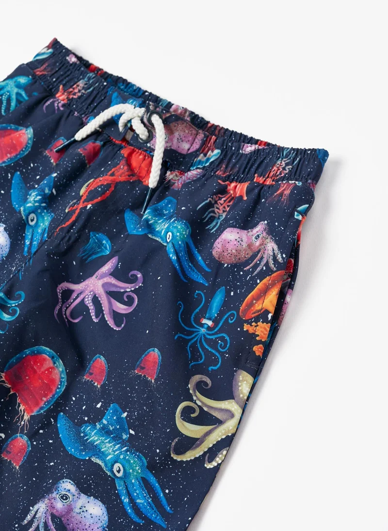 زيبي Zippy Swim Shorts Uv 80 Protection For Boys Octopus