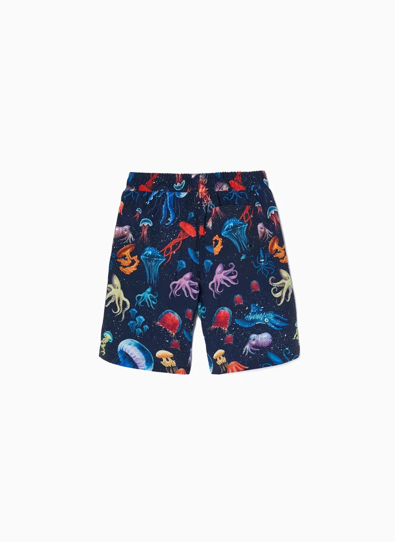 زيبي Zippy Swim Shorts Uv 80 Protection For Boys Octopus