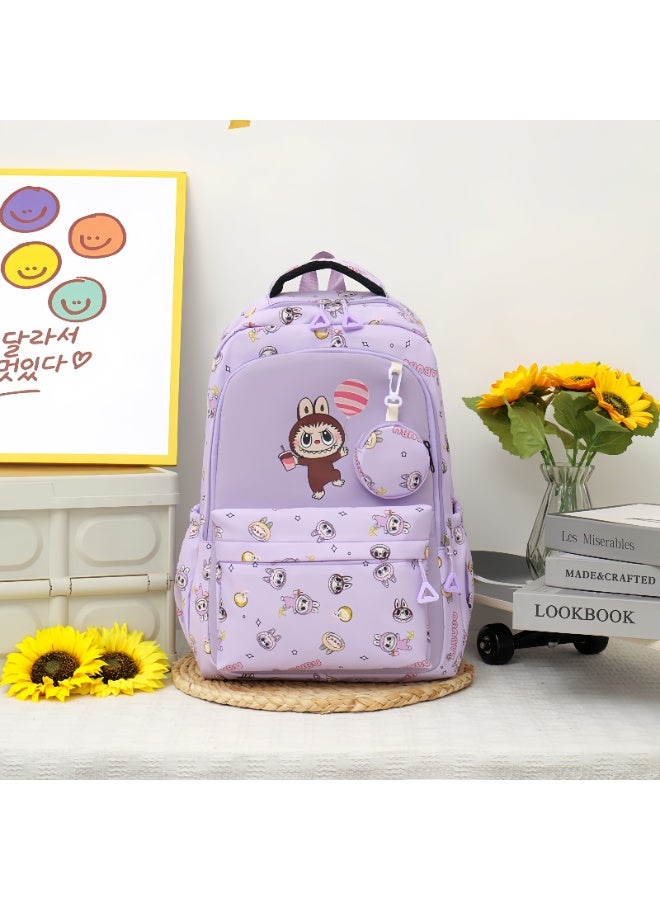 LABUBU New Labubu Large Capacity Backpack For Junior High School Students, Elementary School Students, College Students, Cute Casual Backpack 42*29*19CM - Image 1