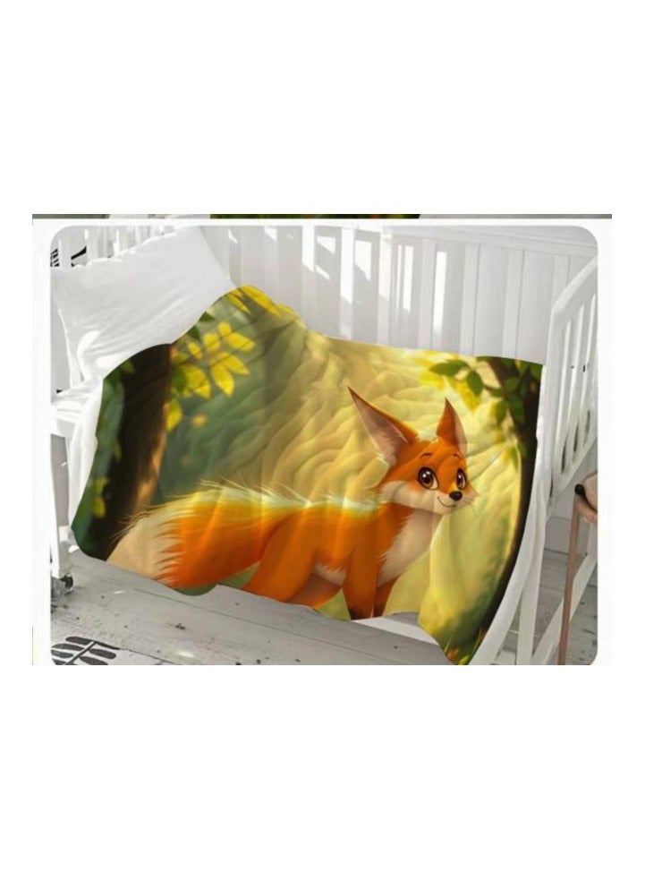 عام بطانية رقيقة من الفانيلا الكرتونية للأطفال أو الطلاب (دافئة ومريحة ومناسبة للنوم والألعاب) 100 سم * 150 سم - 675 - Image 3