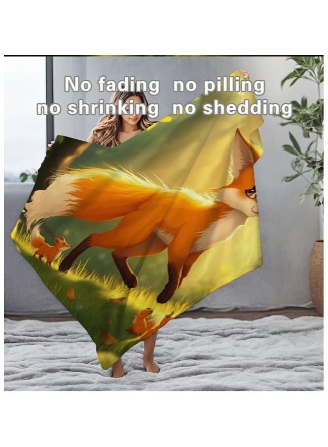 عام بطانية رقيقة من الفانيلا الكرتونية للأطفال أو الطلاب (دافئة ومريحة ومناسبة للنوم والألعاب) 100 سم * 150 سم - 675 - Image 1