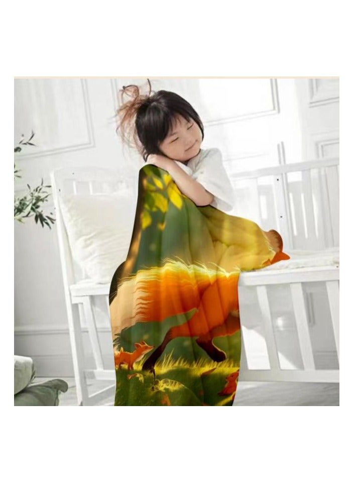 عام بطانية رقيقة من الفانيلا الكرتونية للأطفال أو الطلاب (دافئة ومريحة ومناسبة للنوم والألعاب) 100 سم * 150 سم - 675 - Image 4