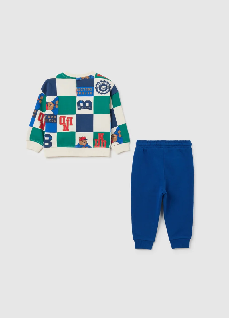او في اس CHILDREN'S OUTFIT IN PURE COTTON MULTICOLOR REGULAR FIT