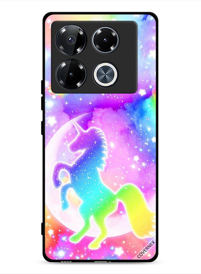 Covernex Infinix Note 40 Pro Plus 5G Protective Case Cover Rainbow Unicorn - Image 1