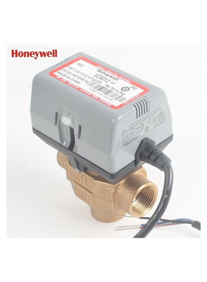 Honeywell Actuator Valve 3-Way 1/2" inch Honeywell 6Sec 6VA Electric VC with Cable for Chiller Water AC Systems, VA6013 FCU ON/OFF Balanced 220V - Image 3