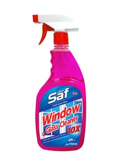 SAF Window & Glass Cleaner 750ml, Pink - Superior Streak-Free Cleaning Solution  - Image 1