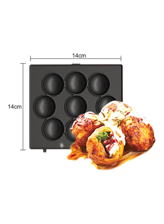 NIBEMINENT Non-Slip Bottom Style-C Waffle Plate H34031C-LM Black - Image 2