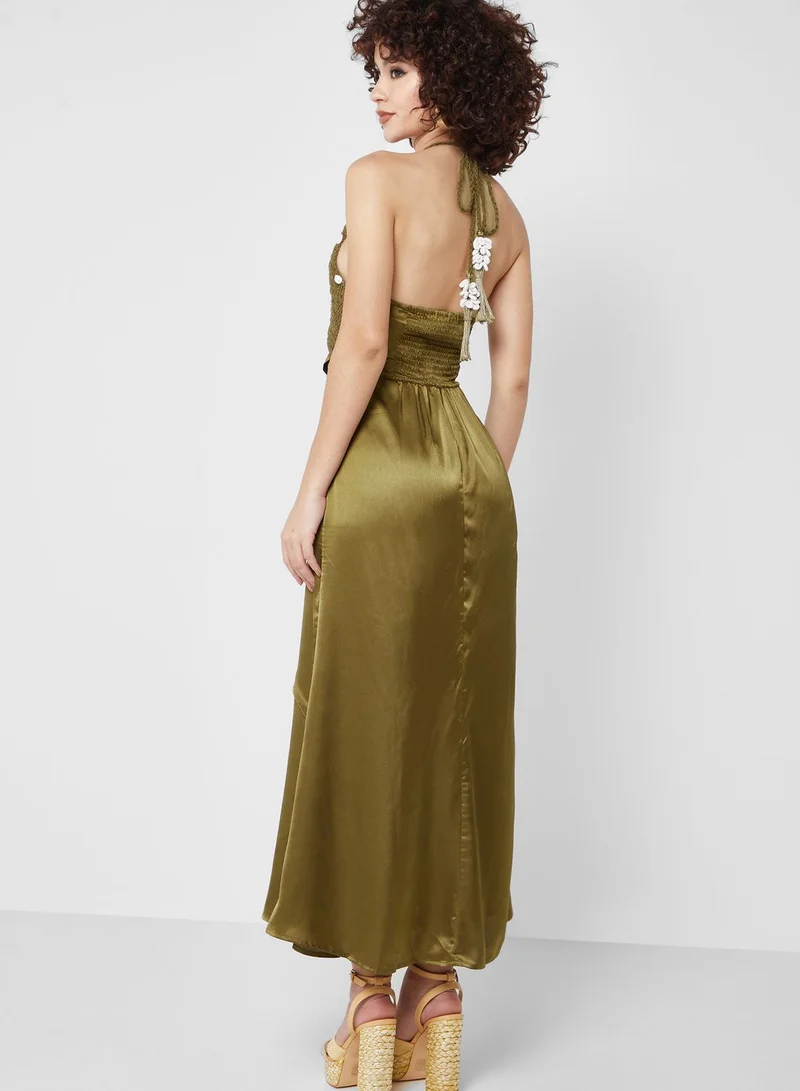 Never fully Dressed Halter Neck Cut Out Detail Dress