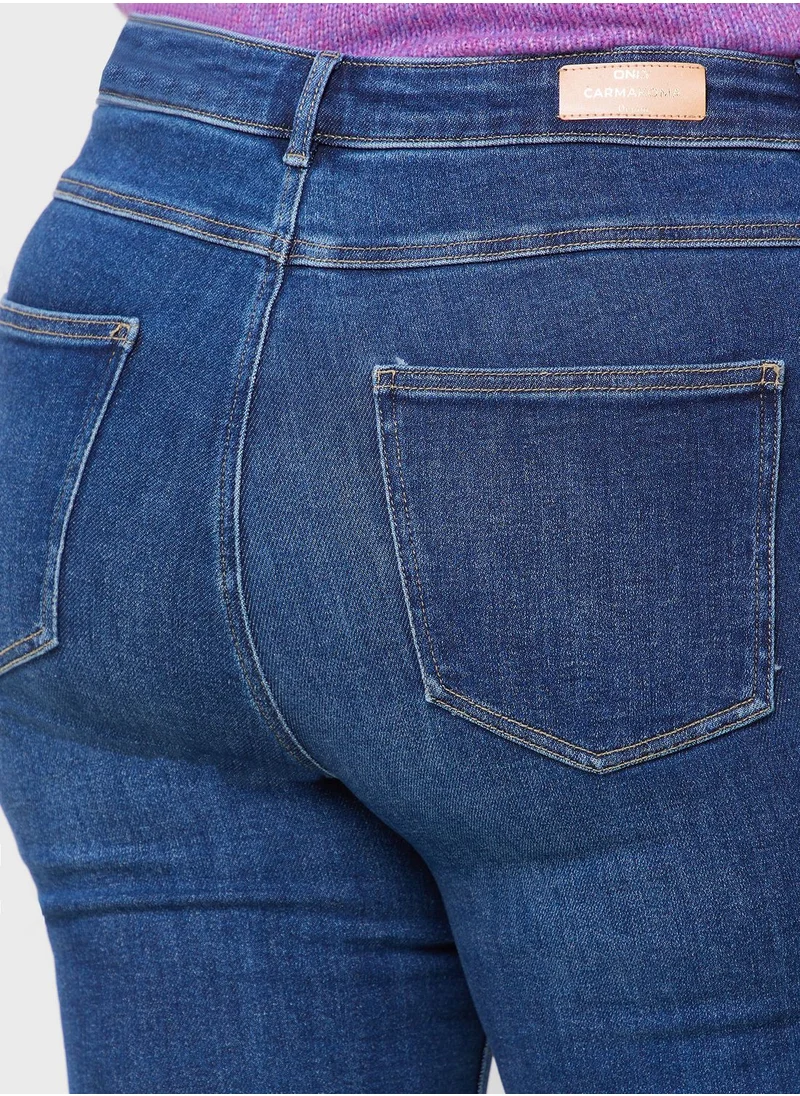 Only Carmakoma Ripped Jeans