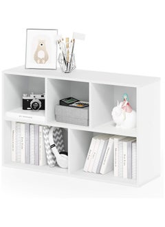 Gogoya 5 Cube Storage Shelf Organizer Bookshelf with Back Panel,Modern Wood Cube Storage Organizer for Living Room, Bedroom, Kids Room,Easy Assembly,White  - Image 4