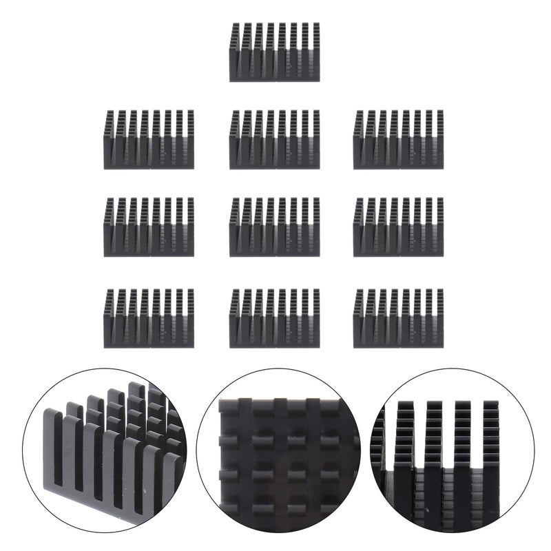 Aluminum Heat Sink Cooler 10PCS for IC Chip Triode Electronics Cooling - Image 5