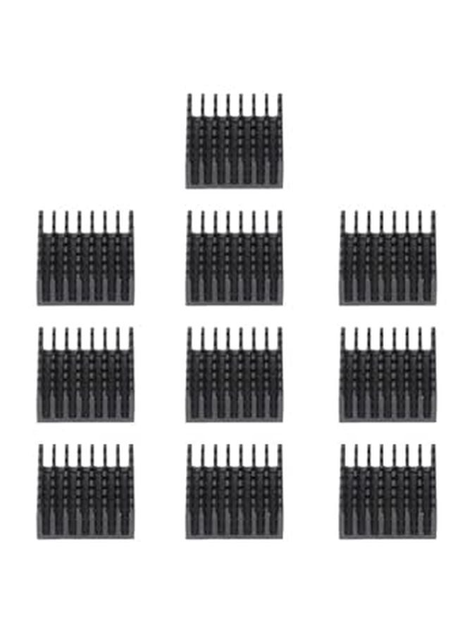 Aluminum Heat Sink Cooler 10PCS for IC Chip Triode Electronics Cooling - Image 1