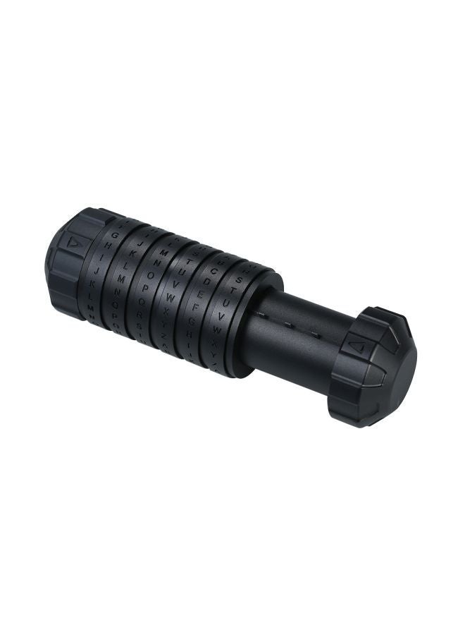 NIBEMINENT Cryptex Code Lock CNC Processing Safe Black 15x5x9.5centimeter - Image 3