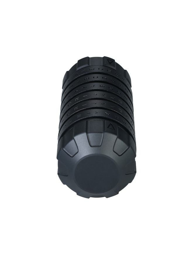 NIBEMINENT Cryptex Code Lock CNC Processing Safe Black 15x5x9.5centimeter - Image 4