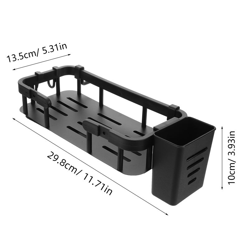 Wall Adhesive Shelf for Shower, Space-Saving Floating Rack in Bathrooms and Kitchens - Image 2
