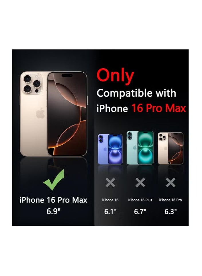 IPhone 16 Pro Max Full Privacy Tempered Glass Screen Protection, Anti-Spy 9H Hardness, Full Cover Explosion-Proof Screen,ESD Anti-Static, [Case Friendly] [Bubble Free] - Black - Image 4
