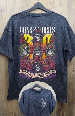 Fuddy Fashion Unisex Guns N Roses Back Printed Washed T-Shirt, Oversize Rock-Metal Printed Vintage T-Shirt - pzsku/Z5EE3F19D30BC11FA3936Z/45/_/1730521113/fb3025c4-87ad-4ea6-955d-94388f66326e