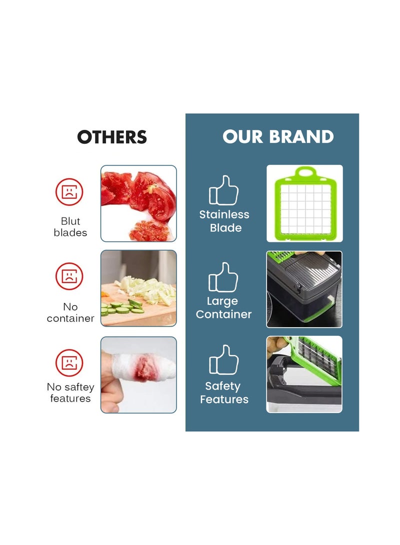 Multifunctional Veggie Choppers and Dicers Onion Chopper Dicer Slicer - Image 2