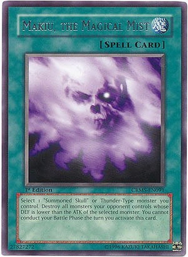 Yu-Gi-Oh! - Makiu, The Magical Mist (CRMS-EN091) - Crimson Crisis - 1st Edition - Rare