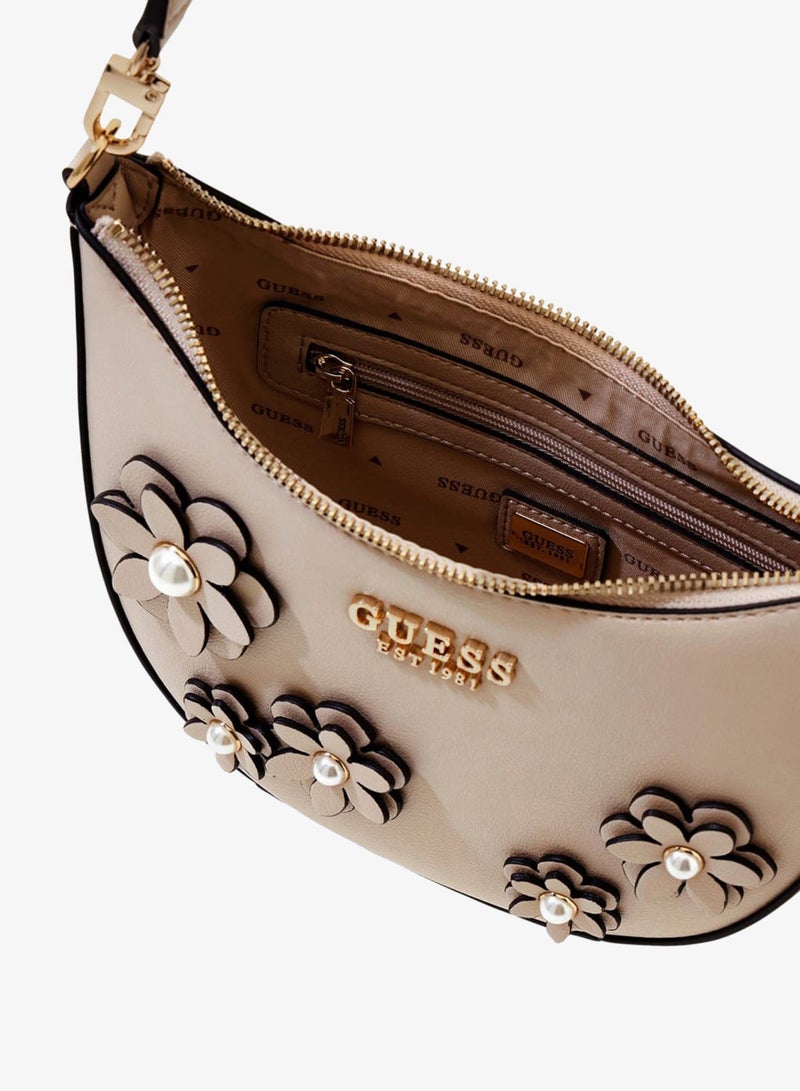 GUESS Zaria Mini Top Zip Shoulder Bag - Image 4