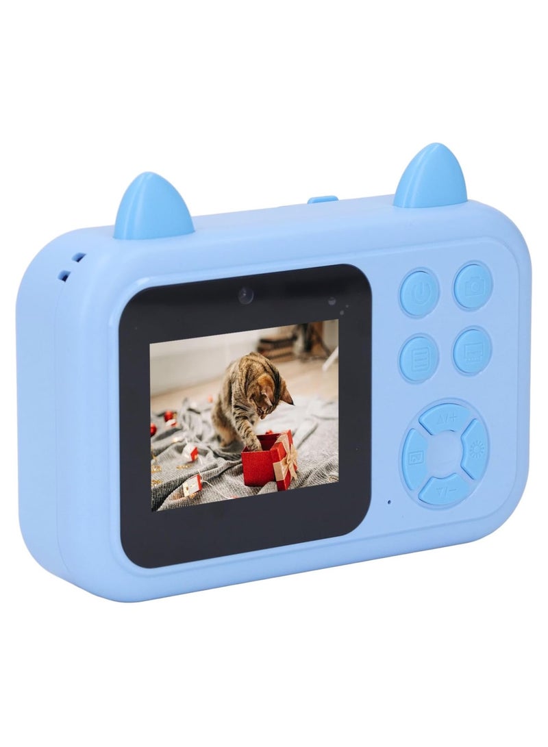 Small 24MP Digital Camera HD Photo Video Recording Camera with Multiple Special Effects for Creative Play Children (Blue)  - Image 1