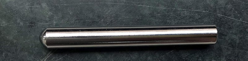 Vadyam Sliding Silver Steel Chrome Rod Bar for Mohan Veena and Hawaiian Guitar 5 Inch - Image 3