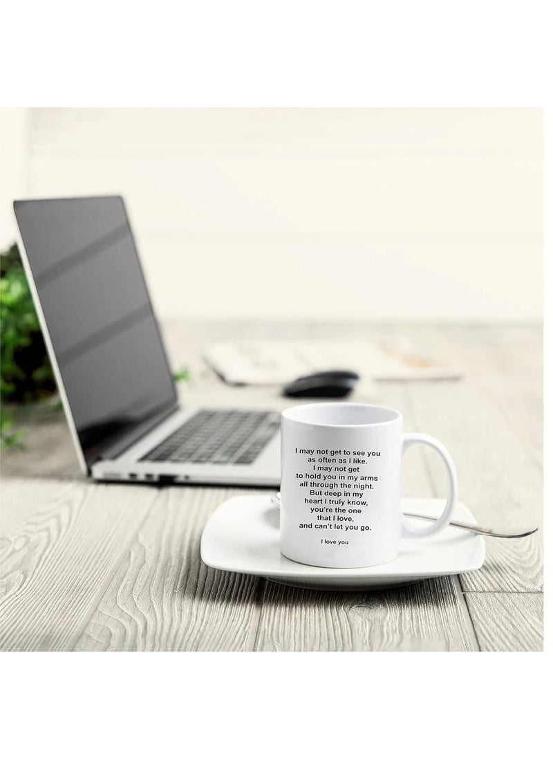 PRINTSHOP4ME I TRULY KNOW. YOU'RE THE ONE THAT I LOVE, AND CAN'T LET YOU GO - Printed Ceramic Mugs with Love Quotes  - Image 4