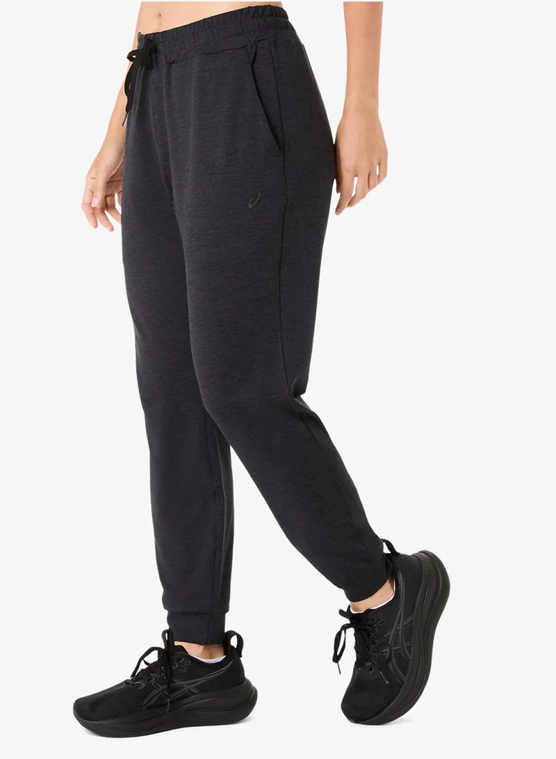 Asics PERFORMANCE BLACK HEATHER Refined Texture Joggers for Women | Best Price UAE