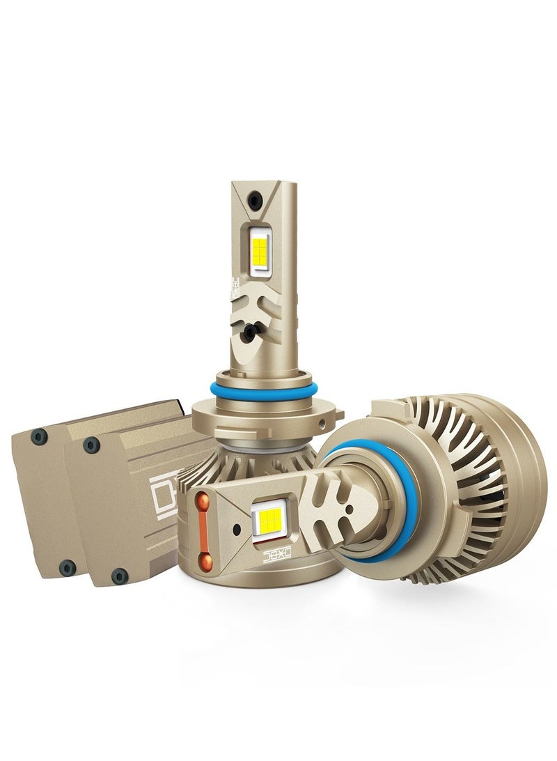 DXB-C FALCON 9005/HB3 LED Car Headlight Bulbs, 120W 12000LM 300% Extremely Bright Light, 6500K Cool White LED Bulb for Low Beam and High Beam Headlights, Plug and Play, IP68 - Pack of 2 - Image 2