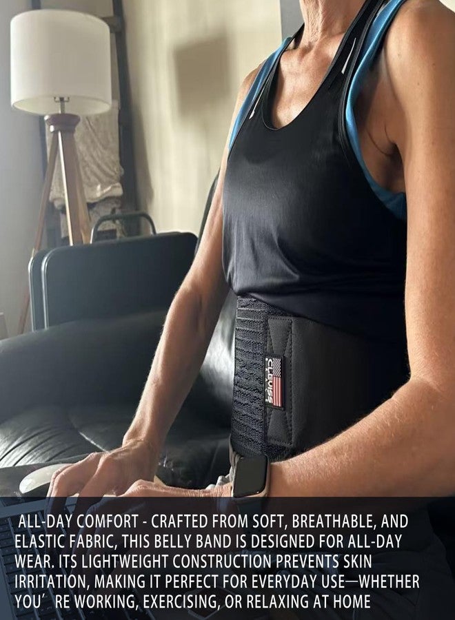 CLEVISS BRACE Umbilical Hernia Belt - Ergonomic Abdominal Binder Adjustable Truss Support with 2 Compression Pads for Naval, Ventral, Incisional, Epigastric, Belly Button Hernias, Pre Post Surgery(Black L-XL) - Image 3